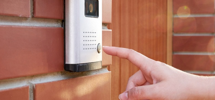 apartment door buzzer installation in Weston