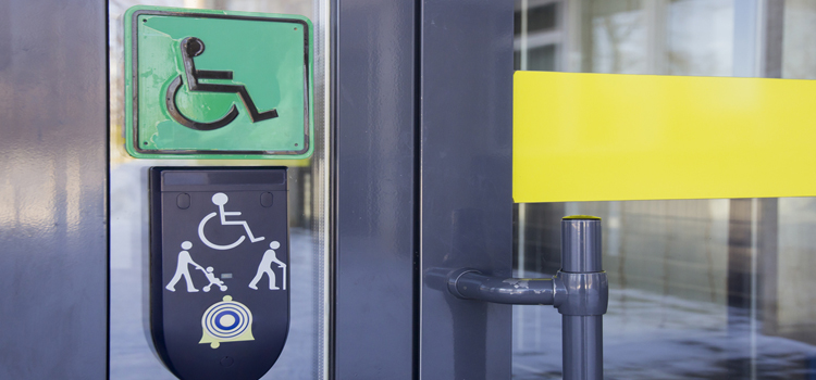 automatic handicap door opener in Weston